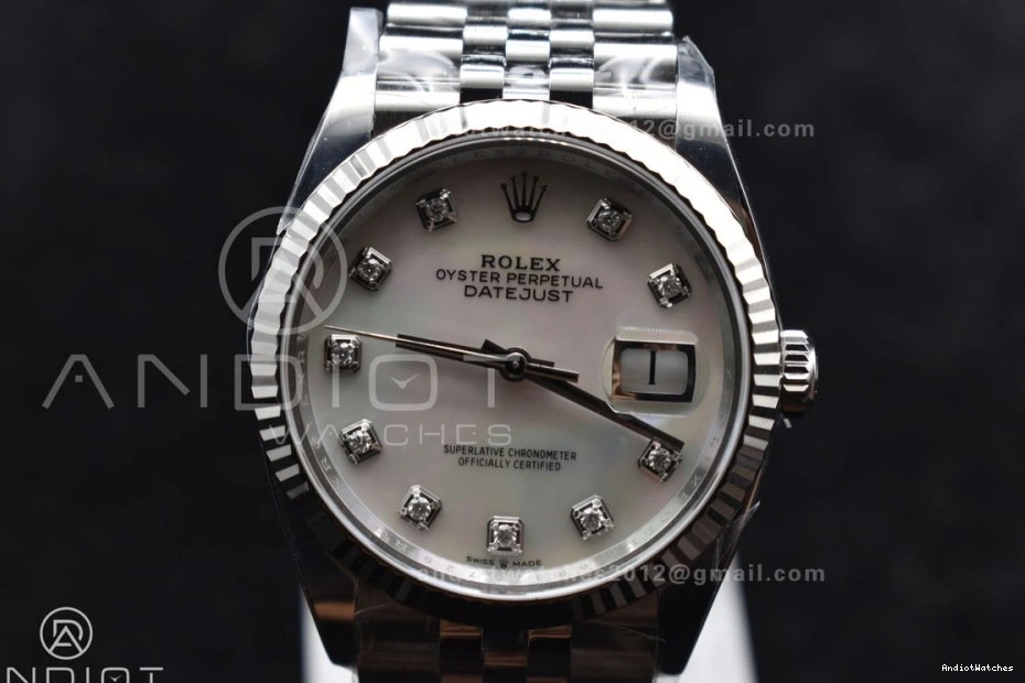 White Jubilee MOP Edition 126234 904L Clean Diamonds on 570 1:1 Chic Best Bracelet VR Steel Dial DateJust 36 0506